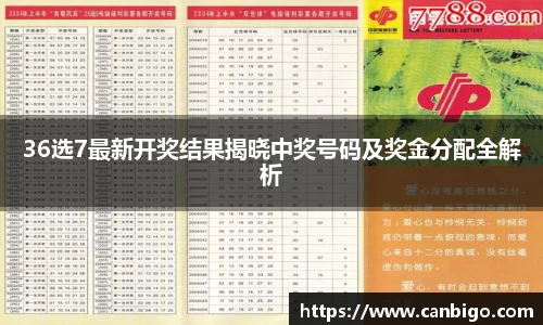 36选7最新开奖结果揭晓中奖号码及奖金分配全解析