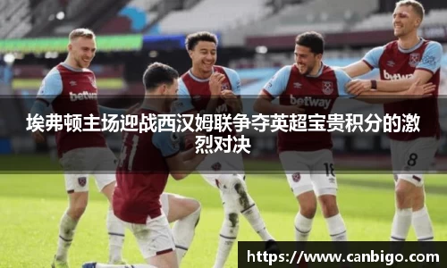 埃弗顿主场迎战西汉姆联争夺英超宝贵积分的激烈对决